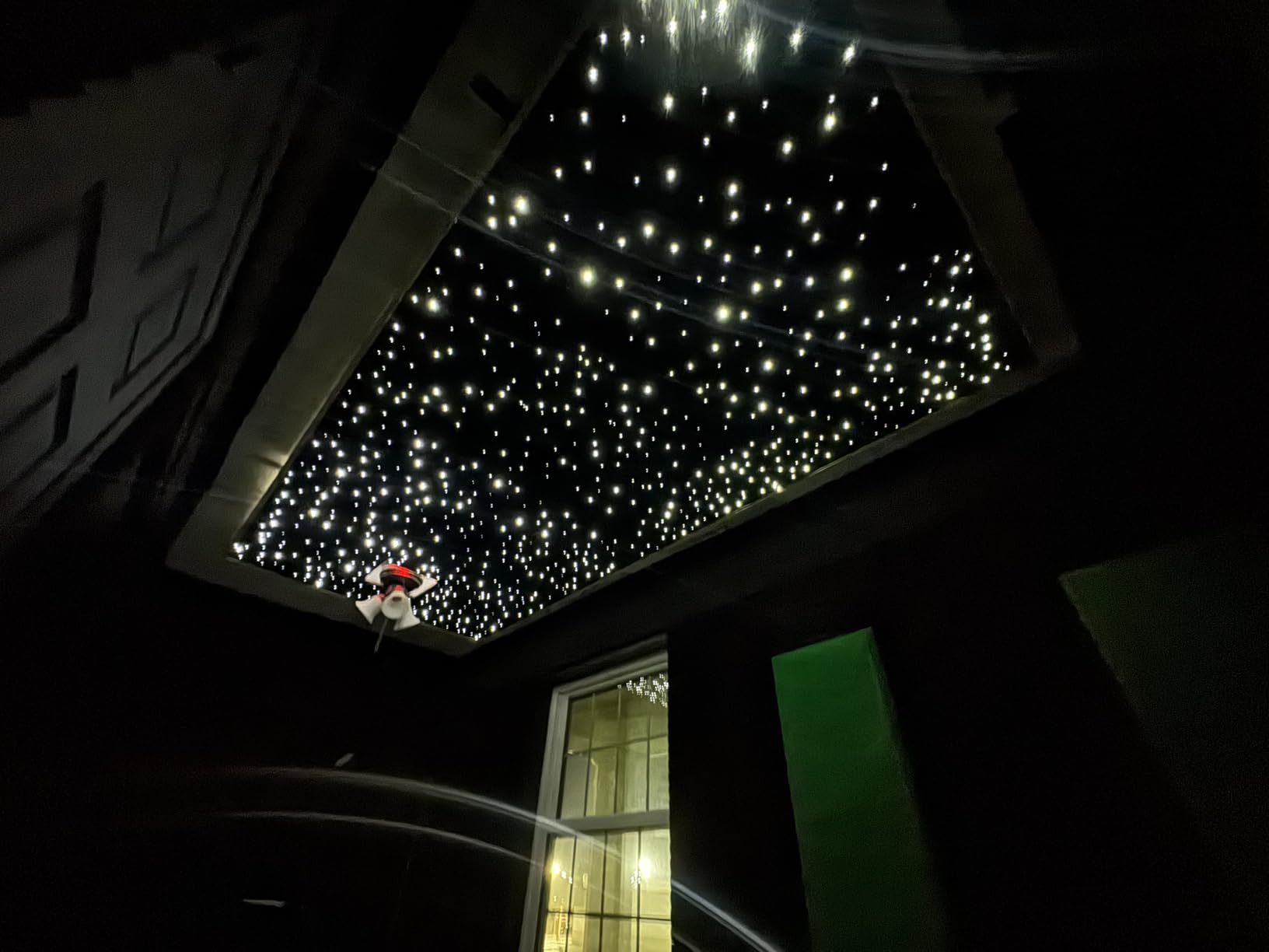 AKEPO 10W Fiber Optic Lights kit Twinkle+ APP Control + Music Effect for Star Ceiling Sky Light Car Home Use, RGBW Light Engine+Optical Fiber Cable 375pcs of 9.8ft/3m(0.03+0.04+0.06in)+28key Remote customer photo 2