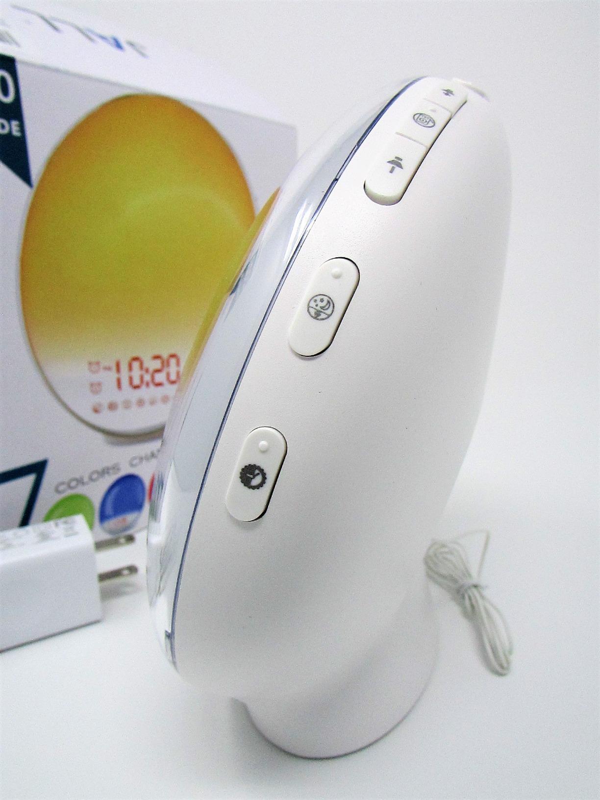 Wake Up Light Sunrise Alarm Clock for Kids, Heavy Sleepers, Bedroom, with Sunrise Simulation, Sleep Aid, Dual Alarms, FM Radio, Snooze, Nightlight, Daylight, 7 Colors, 7 Natural Sounds, Ideal for Gift customer photo 1