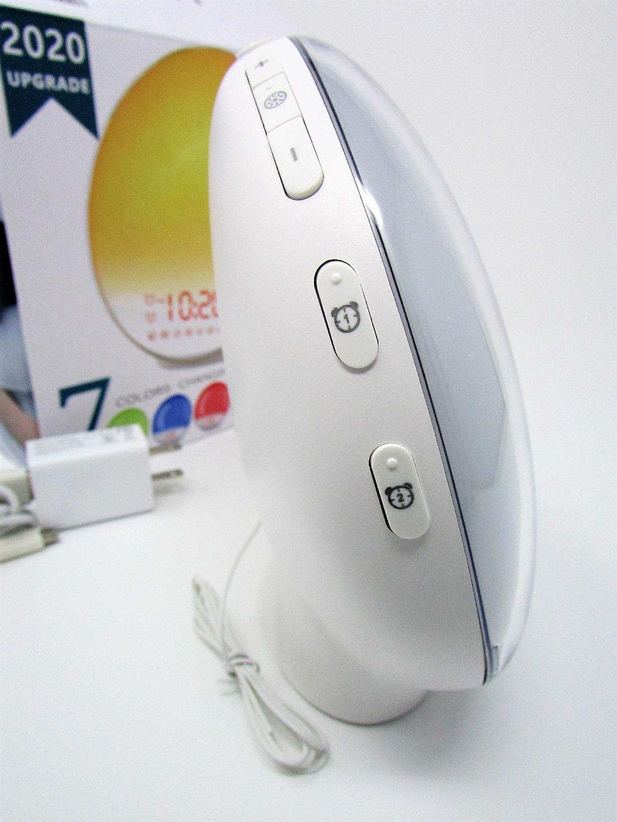 Wake Up Light Sunrise Alarm Clock for Kids, Heavy Sleepers, Bedroom, with Sunrise Simulation, Sleep Aid, Dual Alarms, FM Radio, Snooze, Nightlight, Daylight, 7 Colors, 7 Natural Sounds, Ideal for Gift customer photo 2