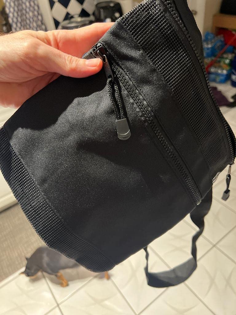 Calces365 Metal Detecting Water Proof Mesh Waist Pouch, Perfect for Beach Detecting, Long 52 Inche Belt customer photo 1