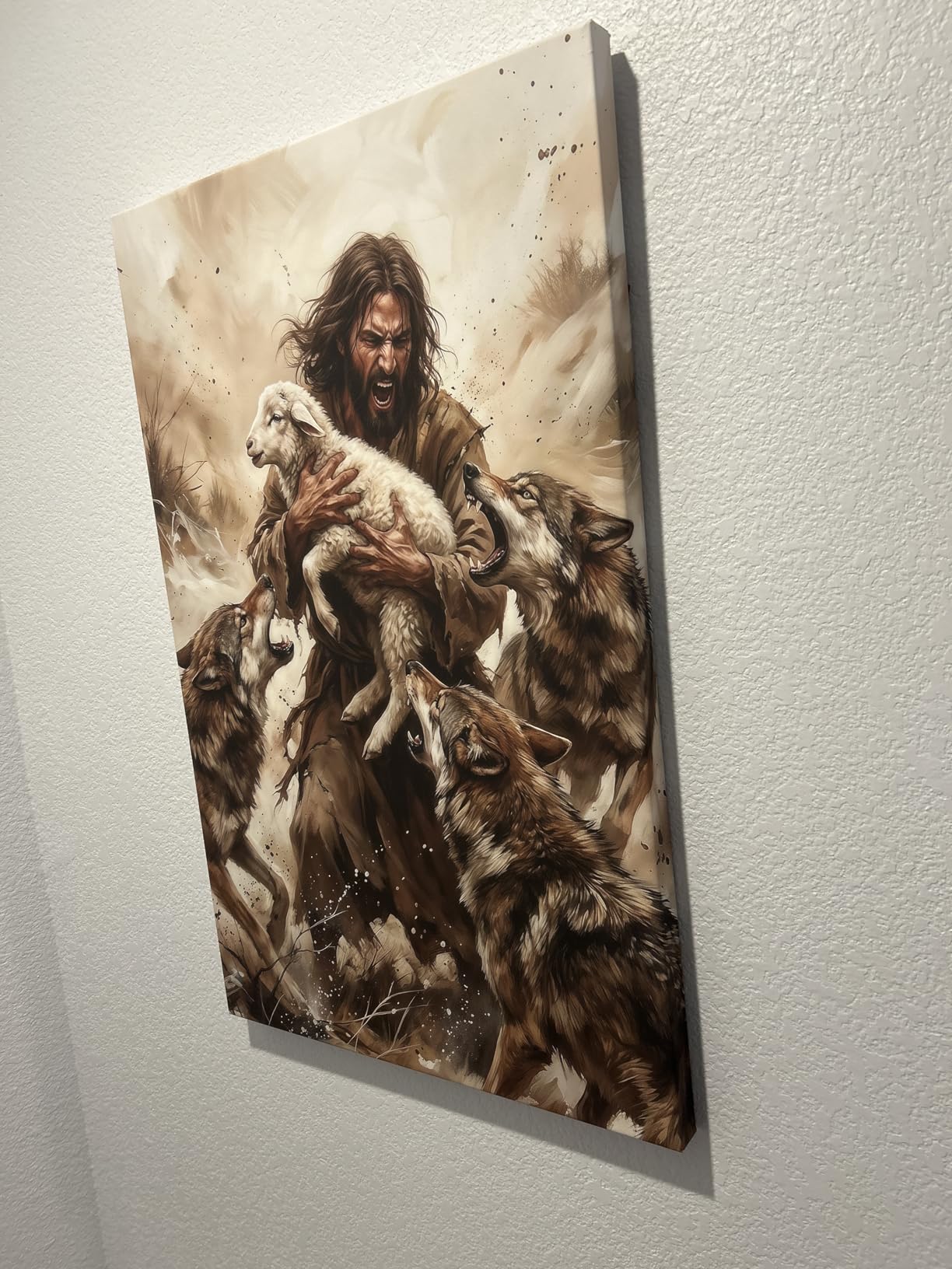 Canvas Frame, 36 x48 Inch Stretcher Bars Wood Kits with Accessories for Oil Painting and Picture Wall Art customer photo 2