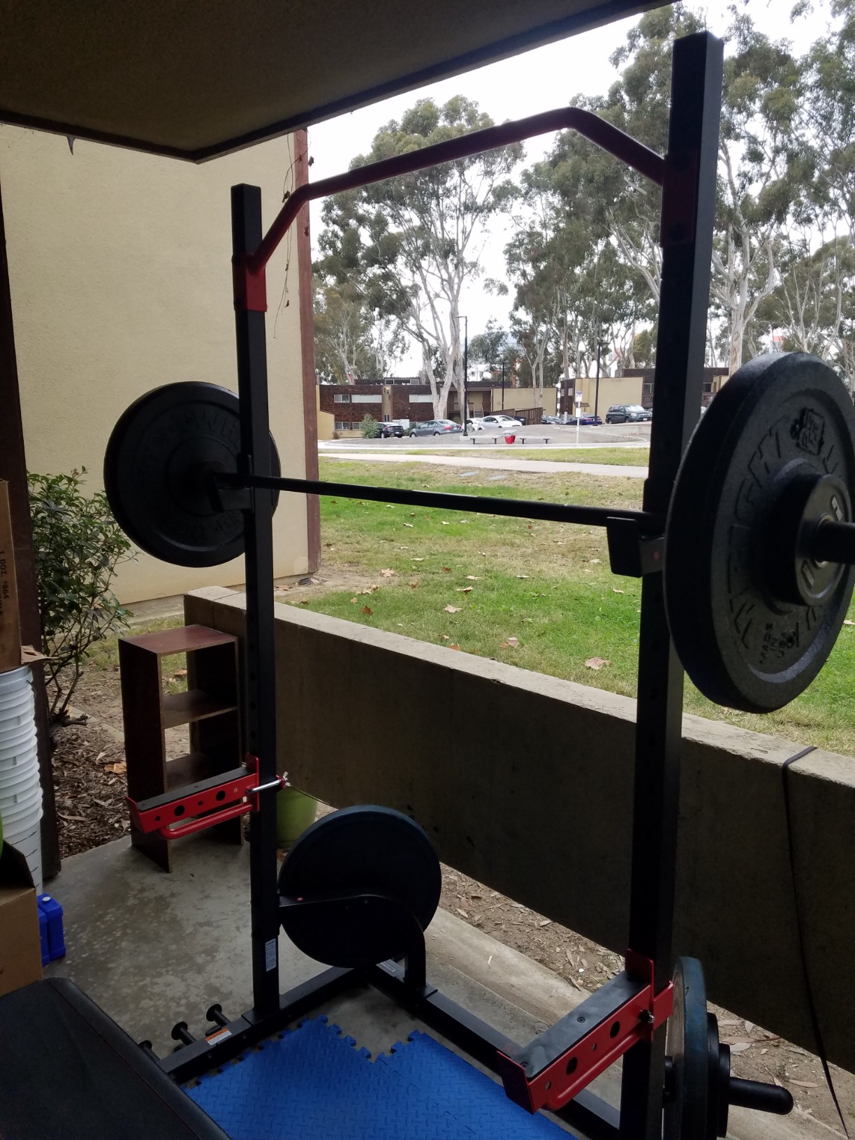 Sunny Health & Fitness Multifunctional Strength Training Home Gym - Complete Workout Equipment with Training Attachments, Optional Squat Stand, Power Rack Cage, Adjustable Incline Bench customer photo 2