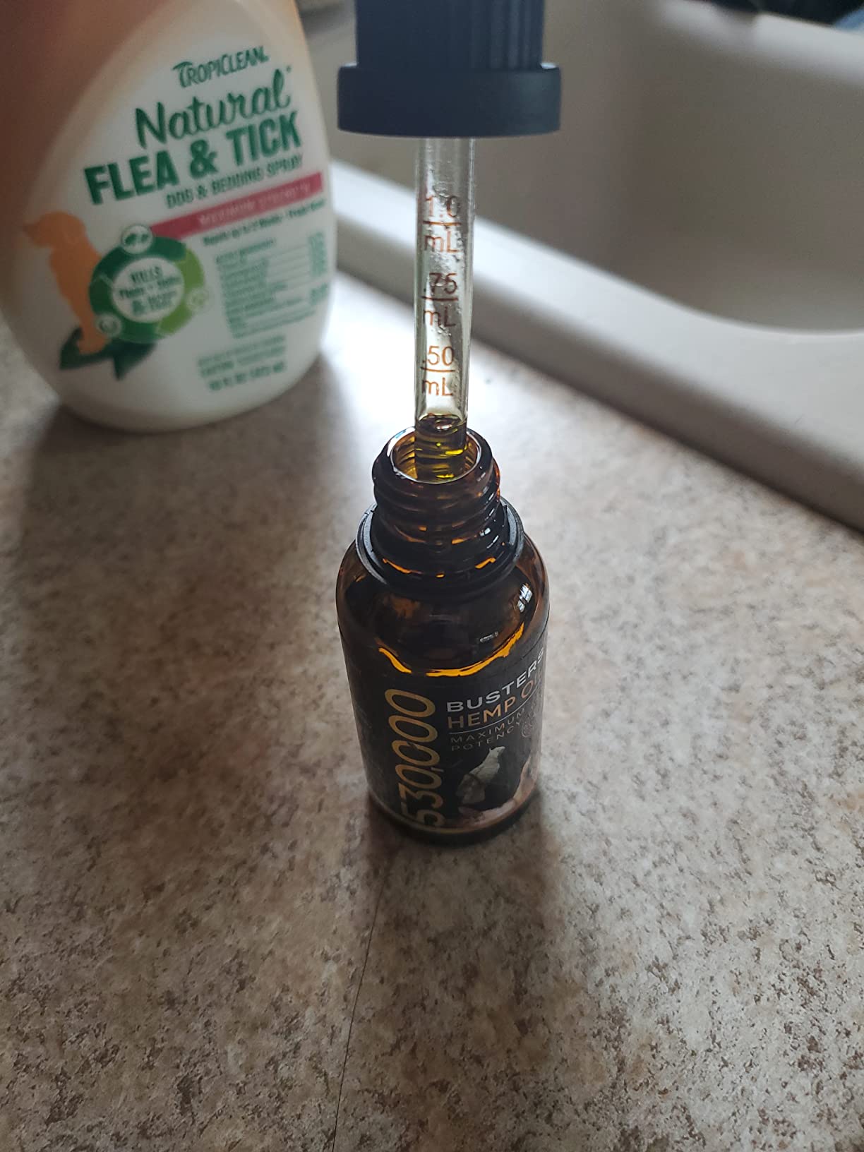 Busters Organic Hemp Oil 530,000 2pack 2month Supply for Dogs and Cats Made in USA Omega Rich 3 6 and 9 Hip & Joint Health Natural Soothing Relief customer photo 2