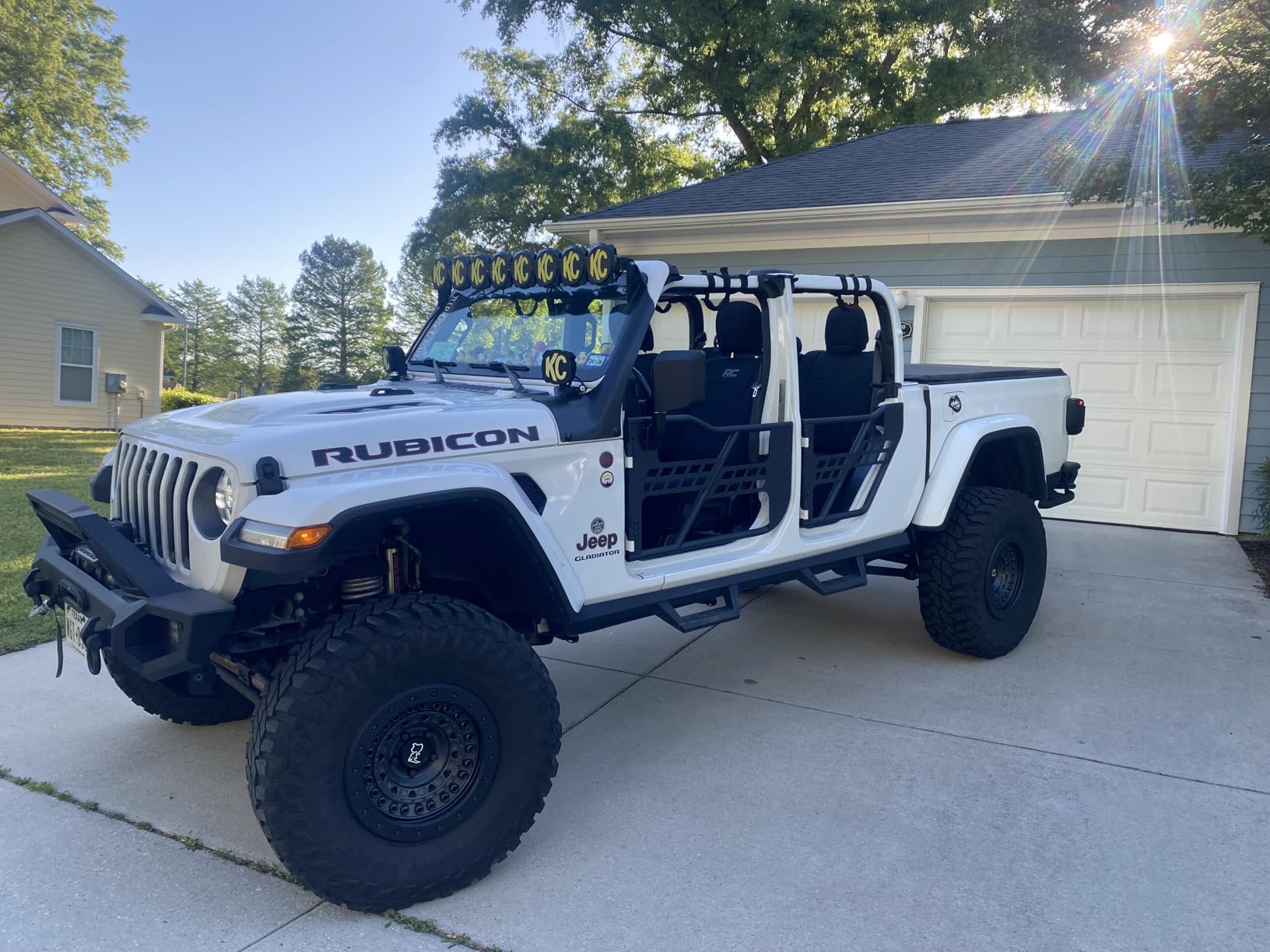 Hooke Road Front Rear Tubular Half Doors for 2018-2026 Jeep Wrangler JL & 2020-2026 Gladiator JT (4 Doors Set) customer photo 1