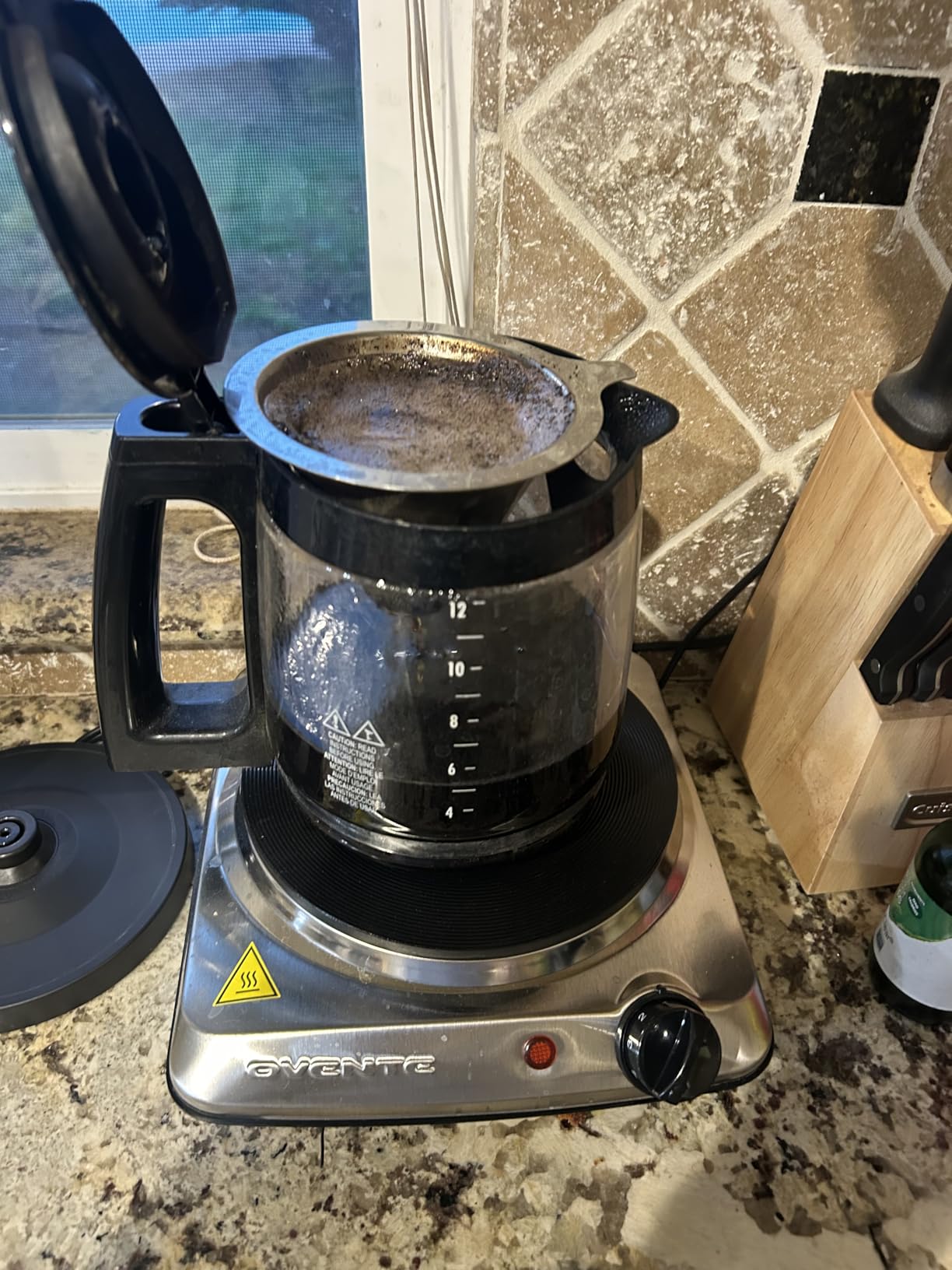 COSORI Pour Over Coffee Maker with Double Layer Stainless Steel Filter, 8-Cup, 34oz, Drip Coffee Maker, Coffee Dripper Brewer, High Heat Resistant Carafe, also for Camping, Hiking customer photo 1