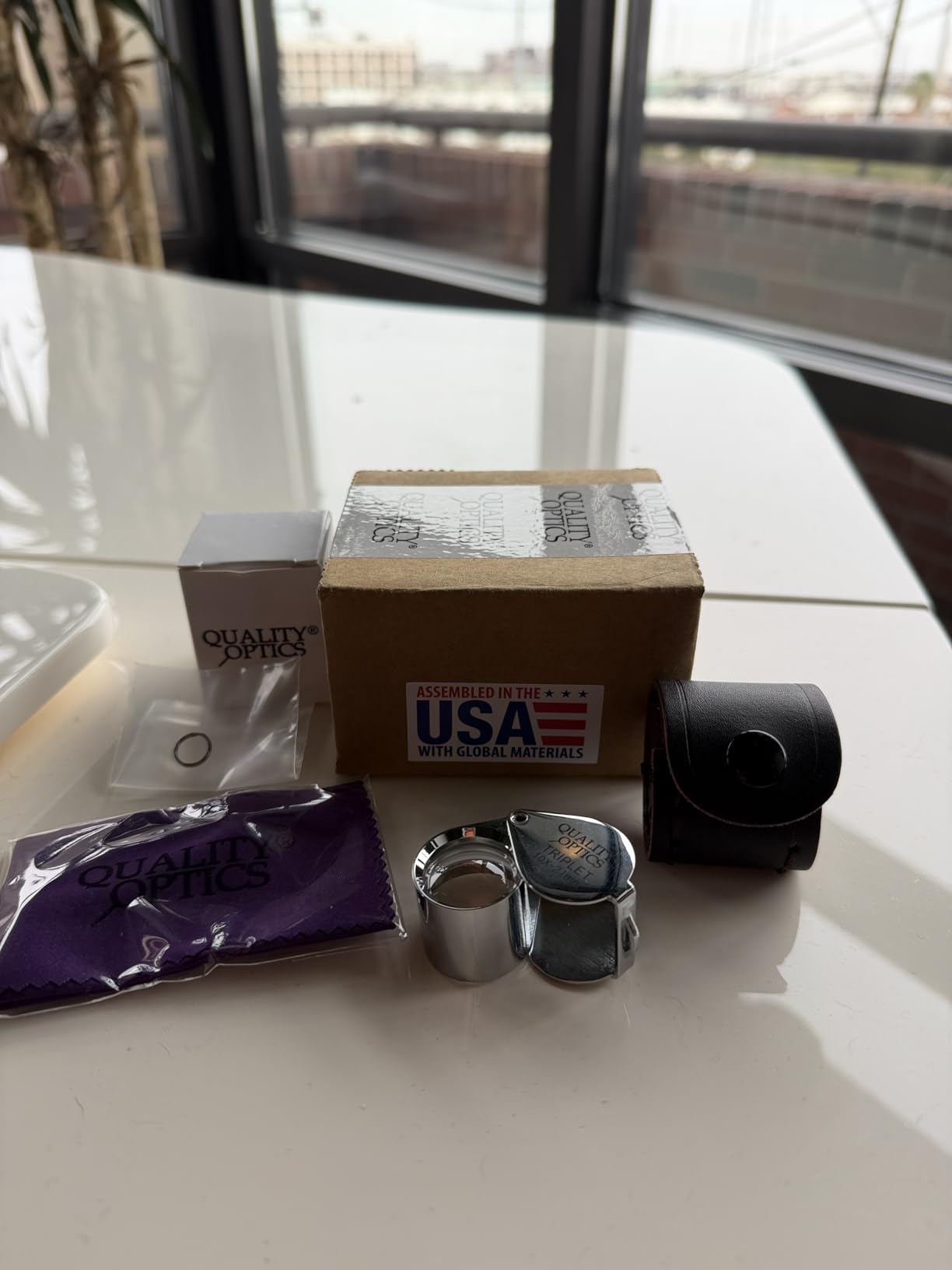 Hastings 10X Loupe Highest Optical Grade Glass Element Lens Includes Leatherette Pouch customer photo 1