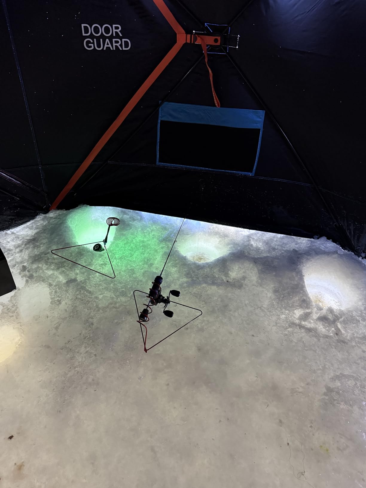 Nordic Legend Yaranga 6 Sided Insulated Portable Ice Fishing Shelter with 2 Big Doors-Diamond Door Guard System customer photo 2