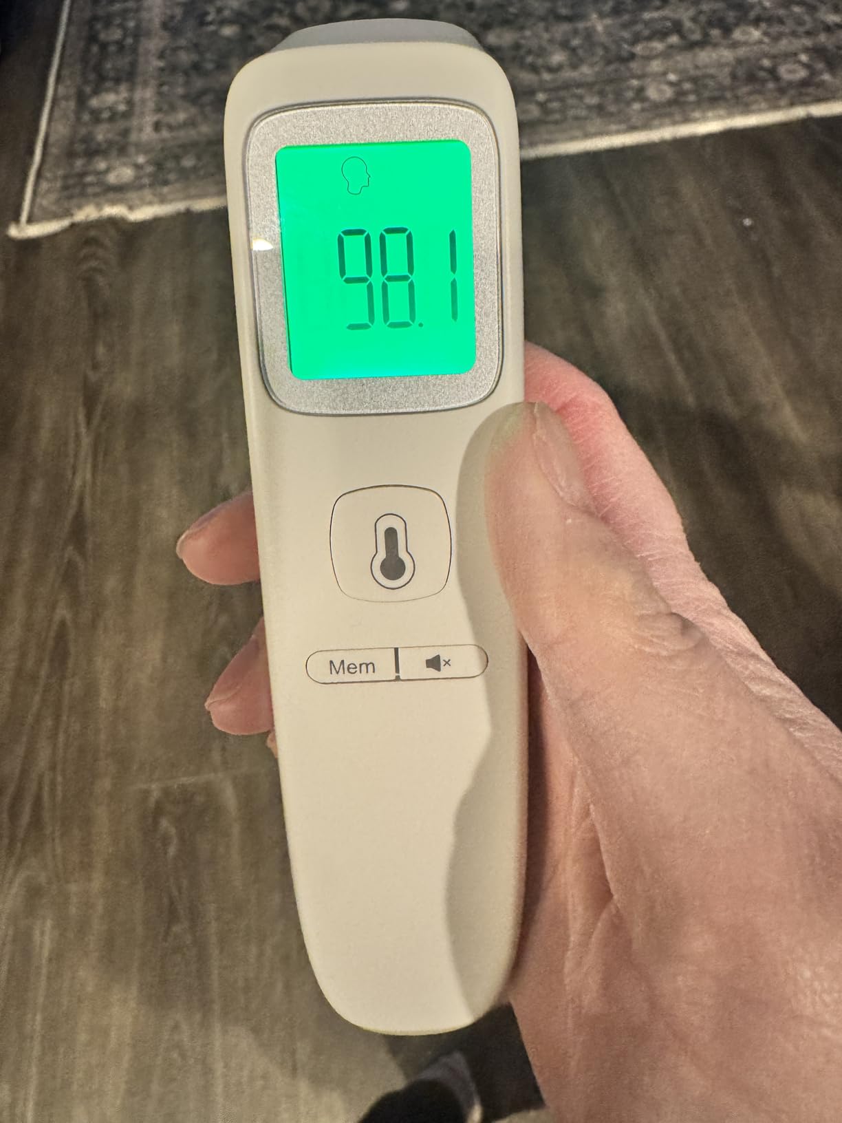 No-Touch Thermometer for Adults and Kids, Accurate Digital Baby Thermometer, Fever Alarm & Silent Mode, 2 in 1 Forehead & Object Mode customer photo 1