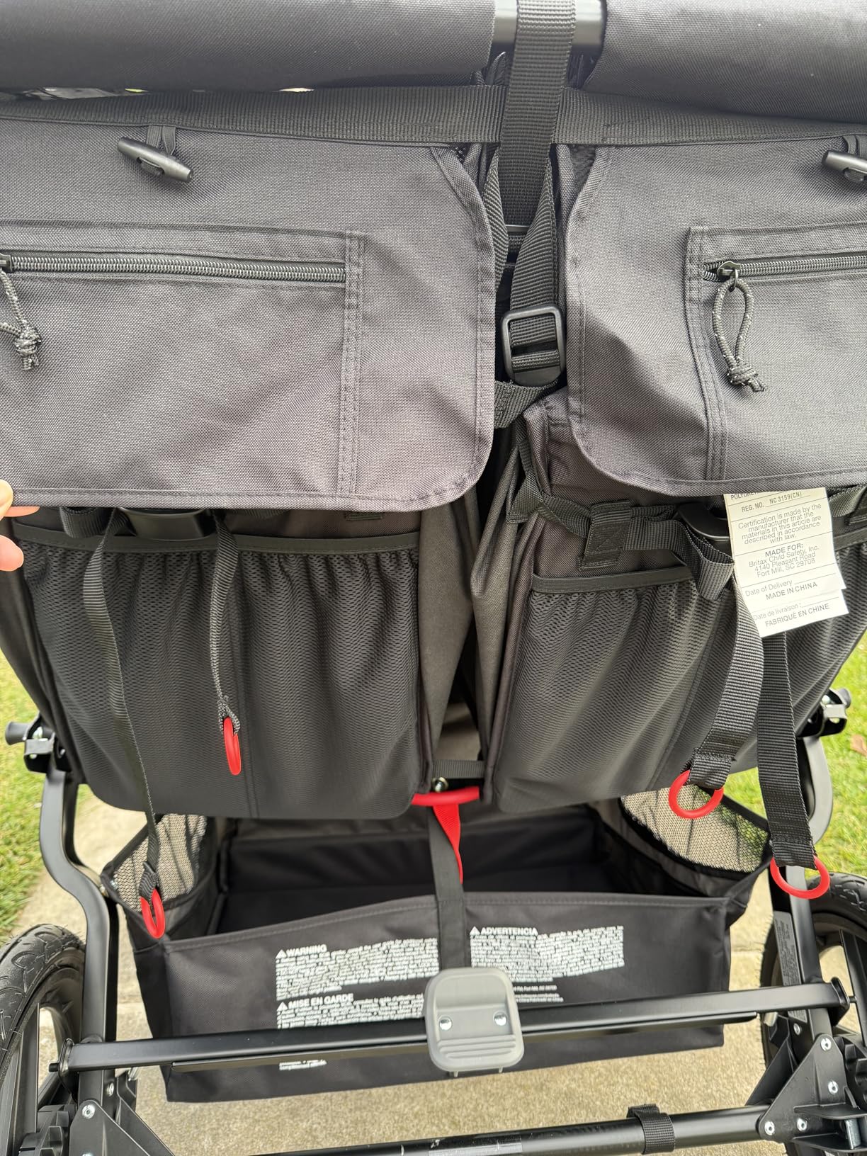 BOB Gear Revolution Flex 3.0 Jogging Stroller, Graphite Black customer photo 2