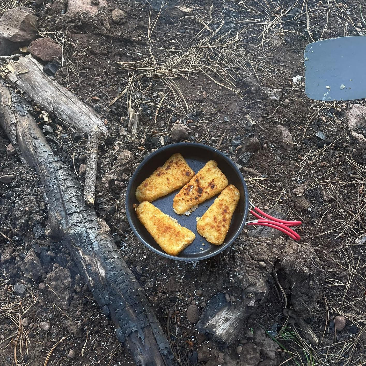 Alocs Camping Cookware Set Camping Gear, Compact Camping Pots and Pans Set, Durable Hard Alumina Camping Cooking Set for Outdoor Backpacking Camping Hiking Picnic, Included Mesh Carry Bag customer photo 2