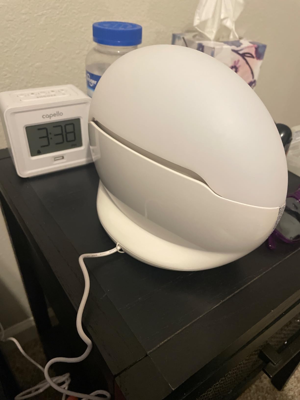 Lumie Bodyclock Shine 300 - Sunrise & Sunset Alarm Clock - Bedside Lamp with Custom Light Duration - Wake-Up, Night & Reading Light - Warm LEDs customer photo 2