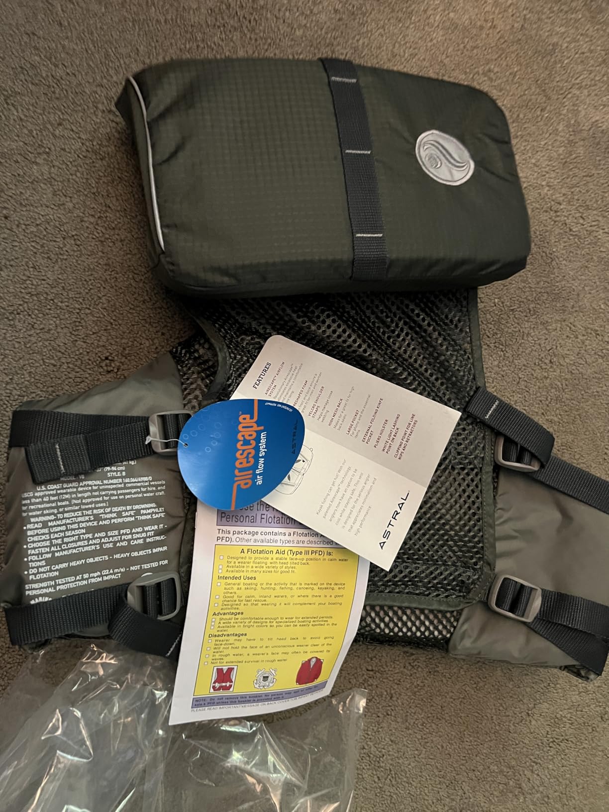 Astral V-Eight Fisher Life Jacket - High-Ventilation USCG Type III PFD Adult Life Vest for Fishing & Touring customer photo 2