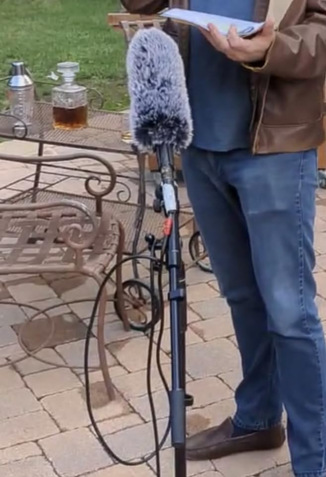 YOUSHARES NTG3 Microphone Windscreen - Deadcat/Windmuff for Rode NTG-3, Sennheiser MKH416 Shotgun Mic, Wind Shield Up to 7.1