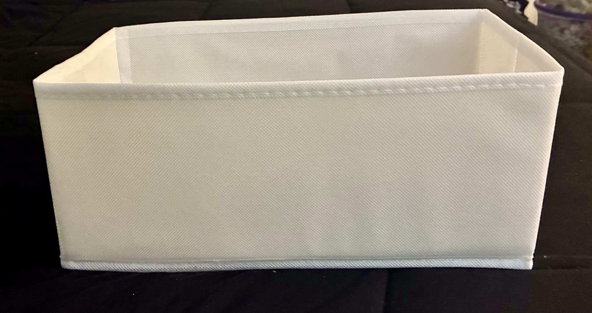 Criusia Foldable Underwear Drawer Organizer, Closet Dividers, Storage Box for Clothes, Socks (6 Bins, Gray) customer photo 2