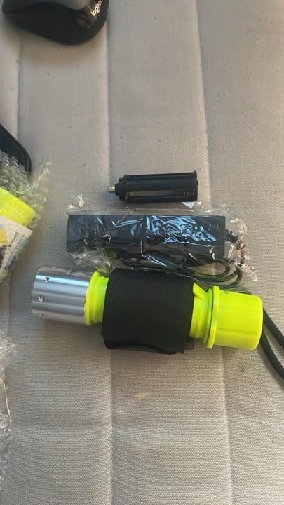 NAKCNM WishDeal 2 Pack Diving Flashlight Underwater LED Scuba Dive Lights Super Bright IPX8 Waterproof 3 Modes for Outdoor Activities with Rechargeable Battery and Charger customer photo 1