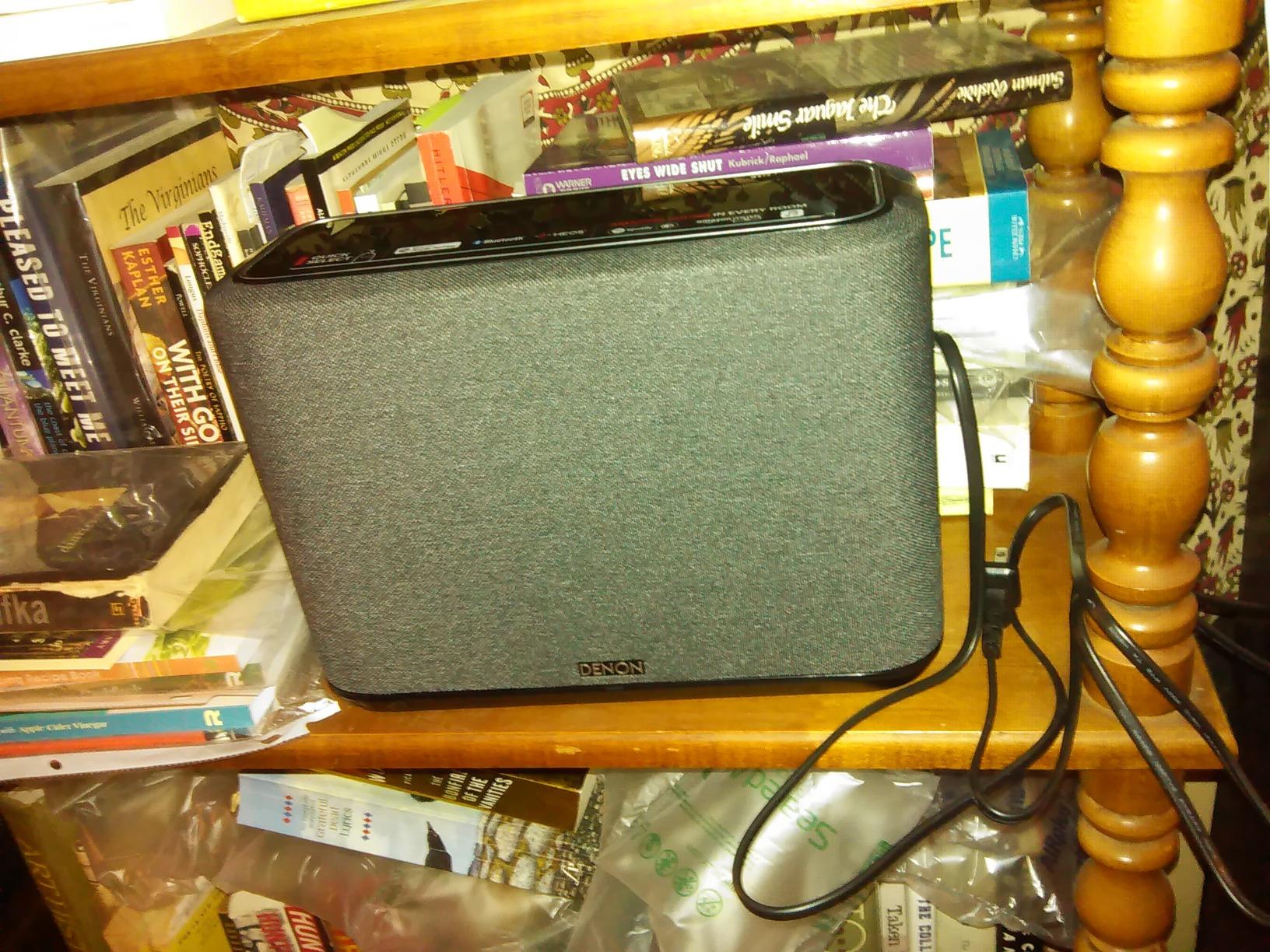 Denon Home 250 Home Stereo Wireless Speaker (Black), Bluetooth Wireless, 0.75