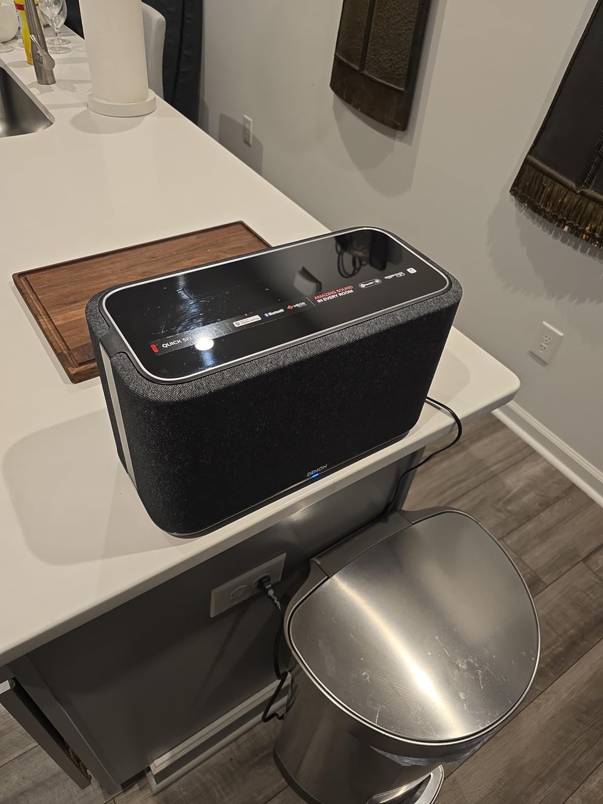 Denon Home 350 Home Stereo Wireless Speaker (Black), HEOS Built-in, AirPlay 2, Multi-Room Streaming customer photo 2