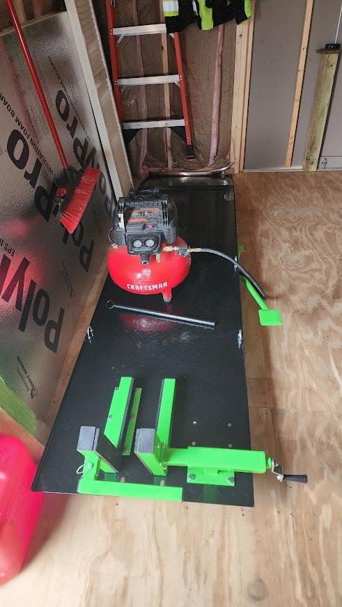 OEMTOOLS 24859 Air Hydraulic Motorcycle Lift, 1000 Lb. Capacity Mobile ATV/Motorcycle Lift Table, Heavy Duty Manual/Pneumatic Jack with Removable Ramp customer photo 1