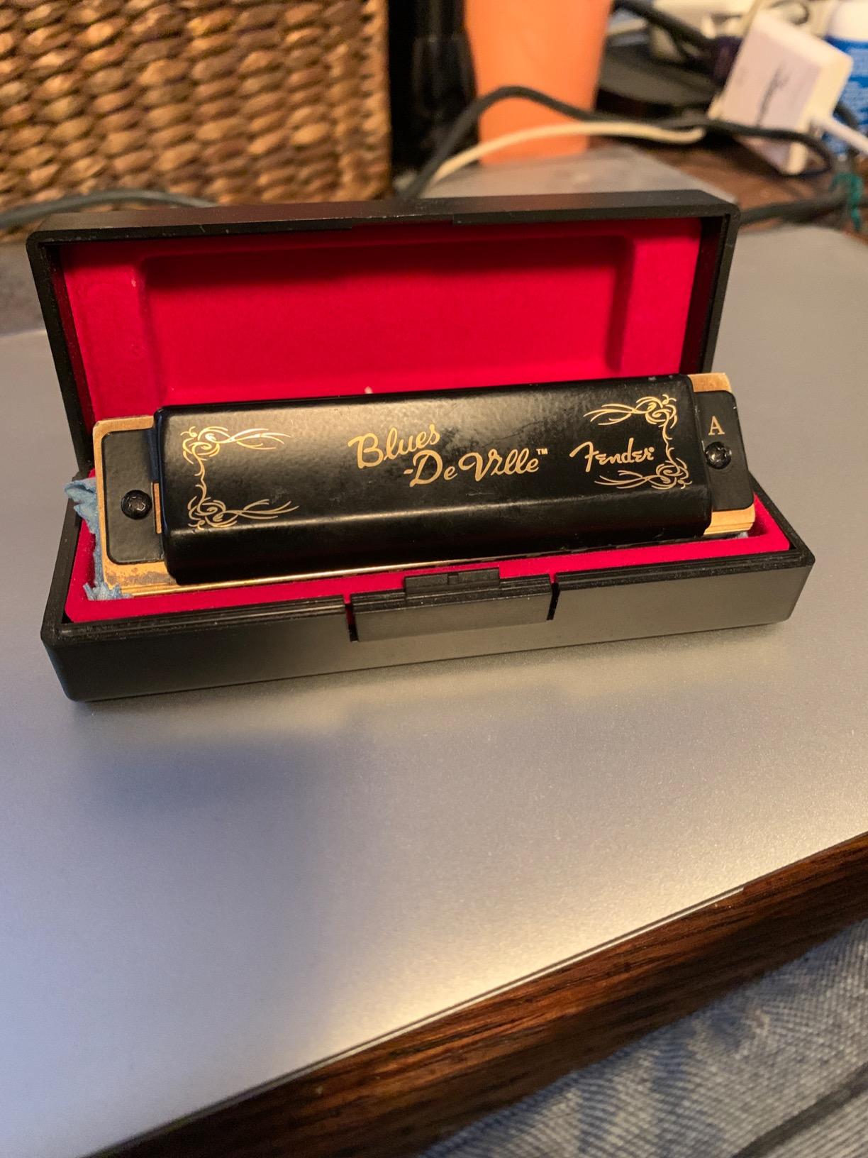 Fender Blues Deville Harmonica, Pack of 3 with case (Keys C,G,A) customer photo 1