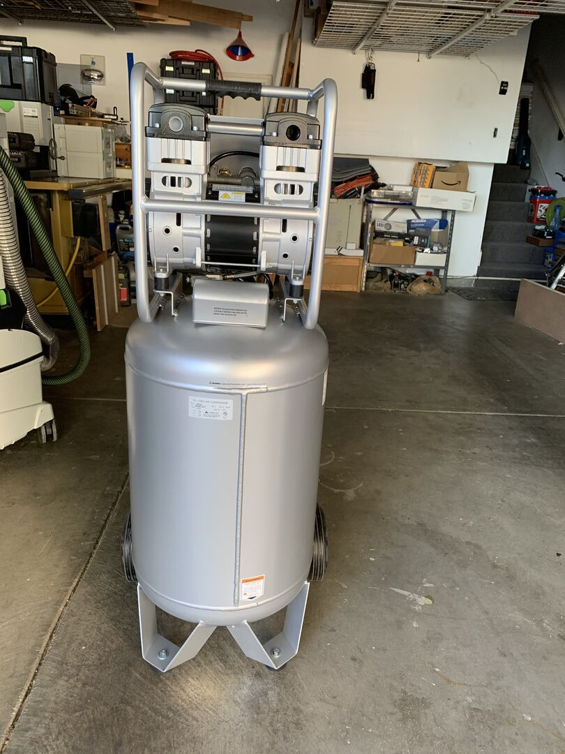 California Air Tools 20020 2.0 HP Ultra Quiet and Oil-Free Air Compressor with Wheels, 20 Gallon Tank Capacity, 70 dB Noise Level, Electric, Portable customer photo 2