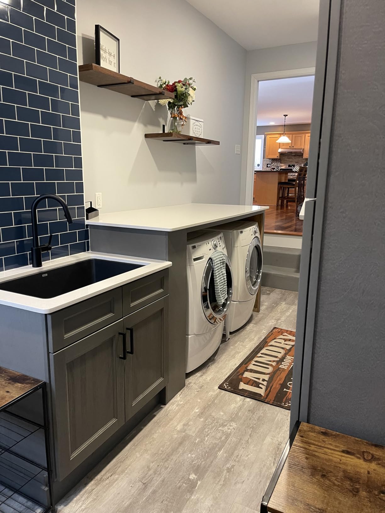 Moen 7565EVBLS Align Smart Faucet Touchless Pull Down Sprayer Kitchen Faucet with Voice Control and Power Boost, Spot Resist Black Stainless customer photo 2