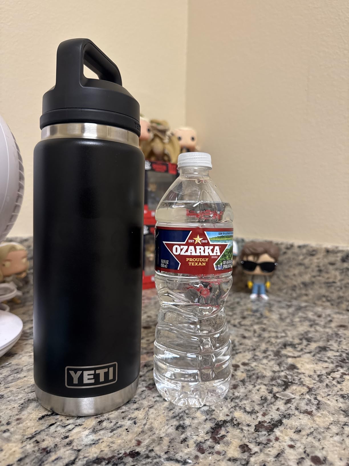 YETI Rambler 26 oz Bottle, Vacuum Insulated, Stainless Steel with Chug Cap, Black customer photo 2