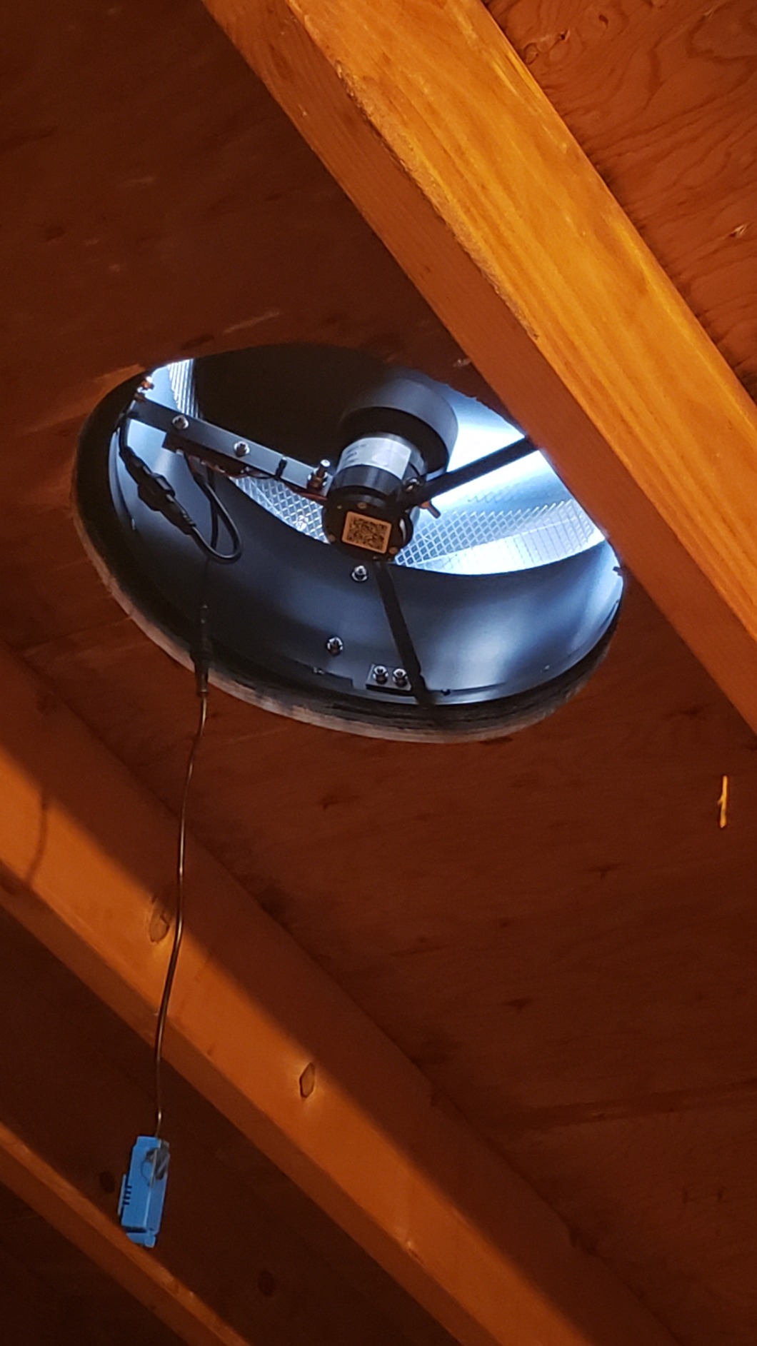 Remington Solar Builder Series 40 Watt Solar Attic Fan - Includes 110V Adapter for auto-Run Night time Operation customer photo 1