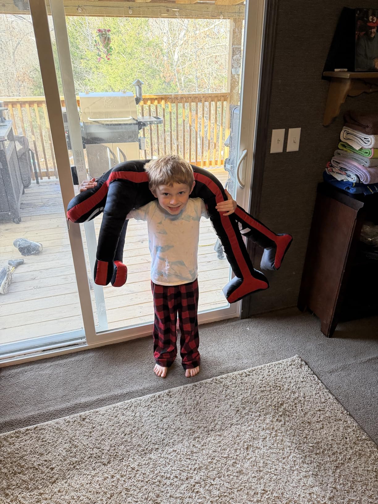 Unfilled Wrestling Dummy for Kids - Youth Grappling Dummy BJJ, MMA, Jiu Jitsu & Judo Training Partner - Durable Martial Arts Practice Buddy customer photo 1