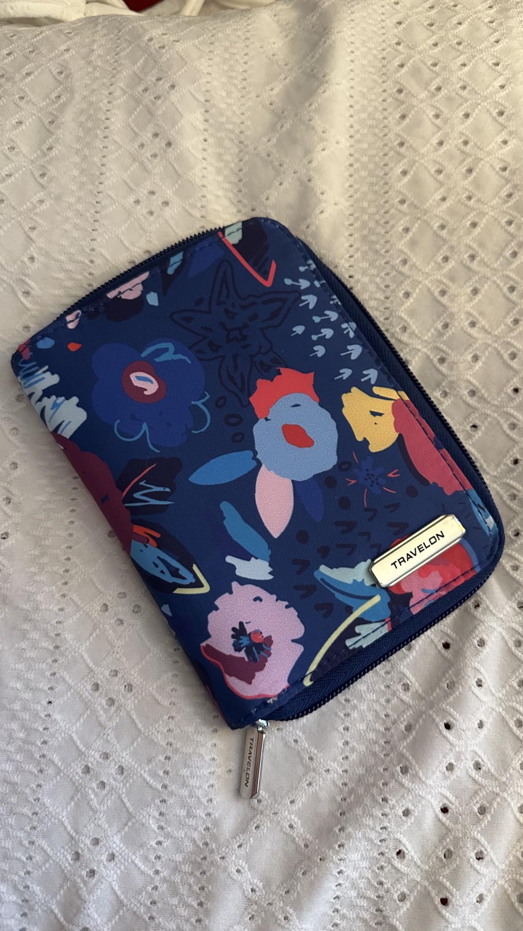 Travelon RFID Blocking Passport Zip Wallet customer photo 1