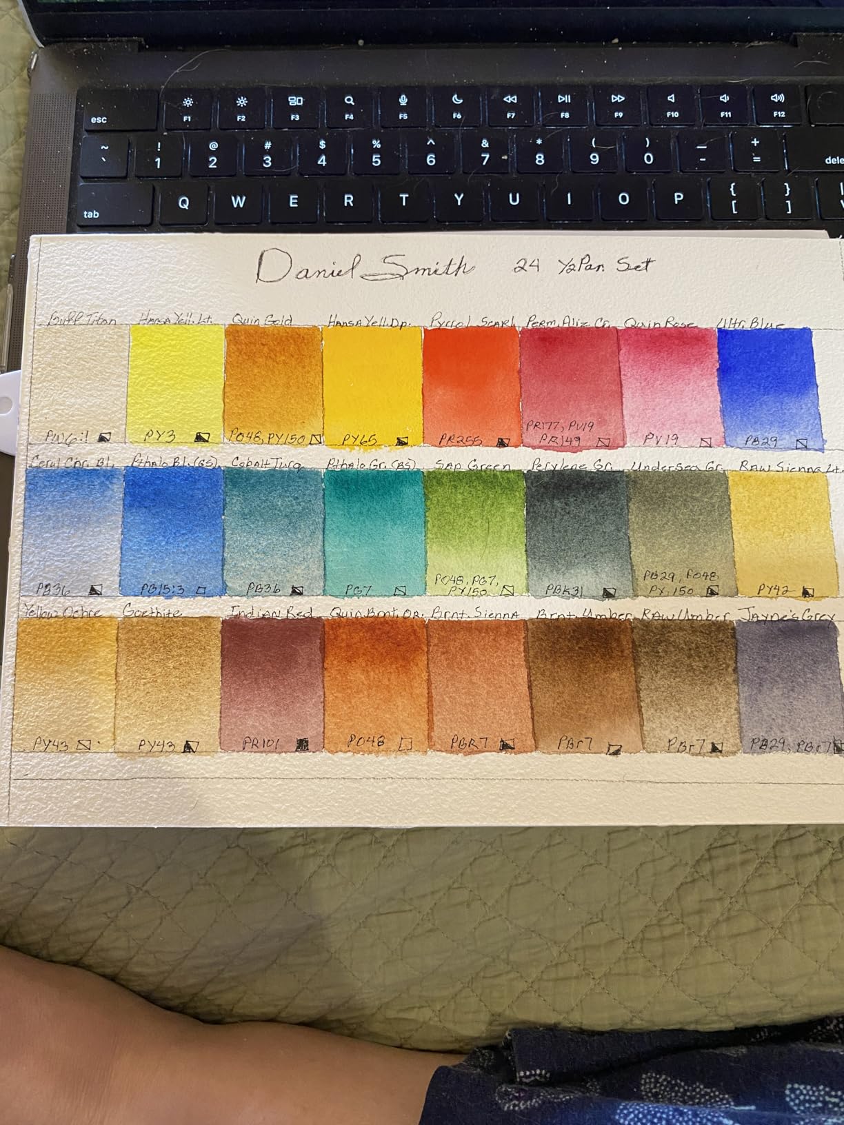 Daniel Smith 285650103 Extra Fine Inspirational Solid Watercolor Paint Set of 12 Half Pans, Metal Case and 12 Empty Containers customer photo 1