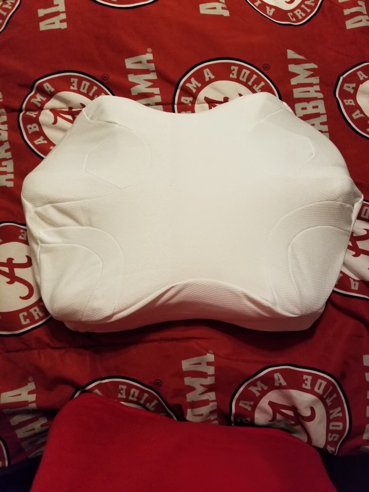 Lunderg CPAP Pillow for Side & Back Sleepers - Memory Foam with Adjustable Height - 2 Pillowcases Included (Machine Washable) - Reduce Air Leaks & Mask Pressure for Better Sleep - Works with ALL Masks customer photo 2