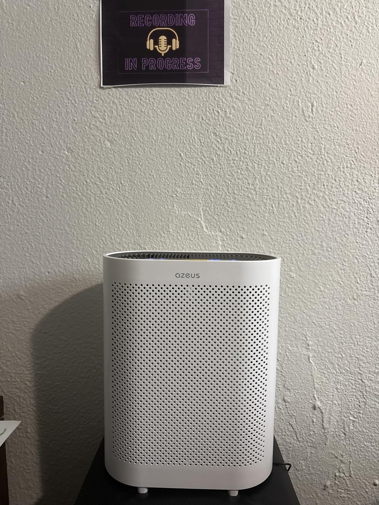 AZEUS True HEPA Air Purifier for Home, Up to 2160 sq ft Large Room, UV light | Ionic Generator | Office or Commercial Filter 99.97% Pollen Smoke Dust Pet Dander Auto Mode Sensor customer photo 1