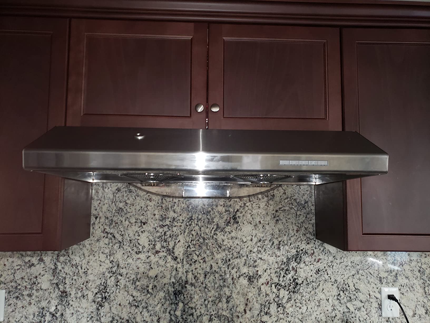 Pacific Auto Clean Under Cabinet Range Hood 30 Inch, 900 CFM Stove Vent Hood, Stainless Steel Kitchen Exhaust Hood, Kitchen Hood Vent, Ultra Quiet Dual Fans, LED Lights AC30BS Filterless Auto Cleans customer photo 1