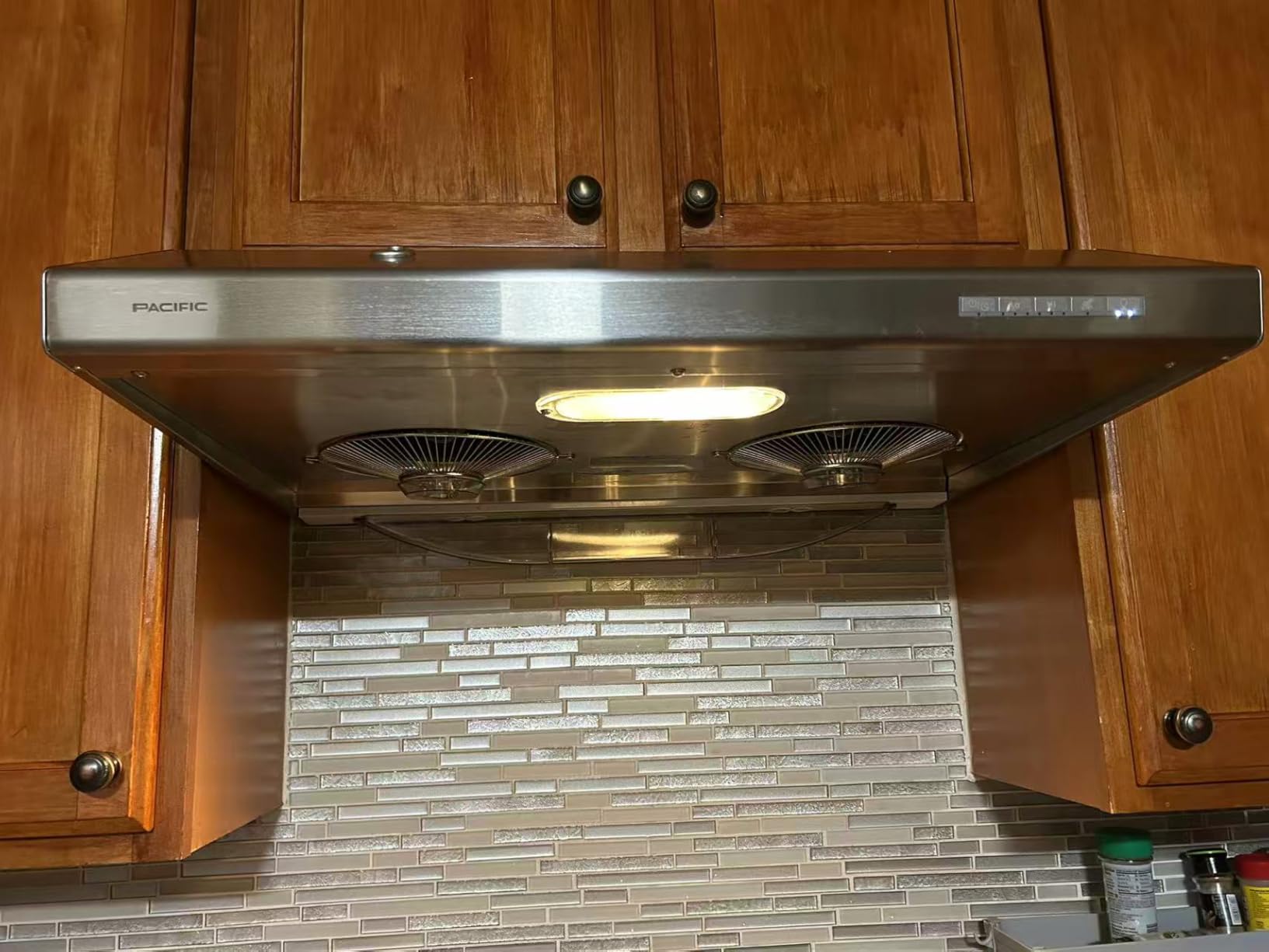 Pacific Auto Clean Under Cabinet Range Hood 30 Inch, 900 CFM Stove Vent Hood, Stainless Steel Kitchen Exhaust Hood, Kitchen Hood Vent, Ultra Quiet Dual Fans, LED Lights AC30BS Filterless Auto Cleans customer photo 2