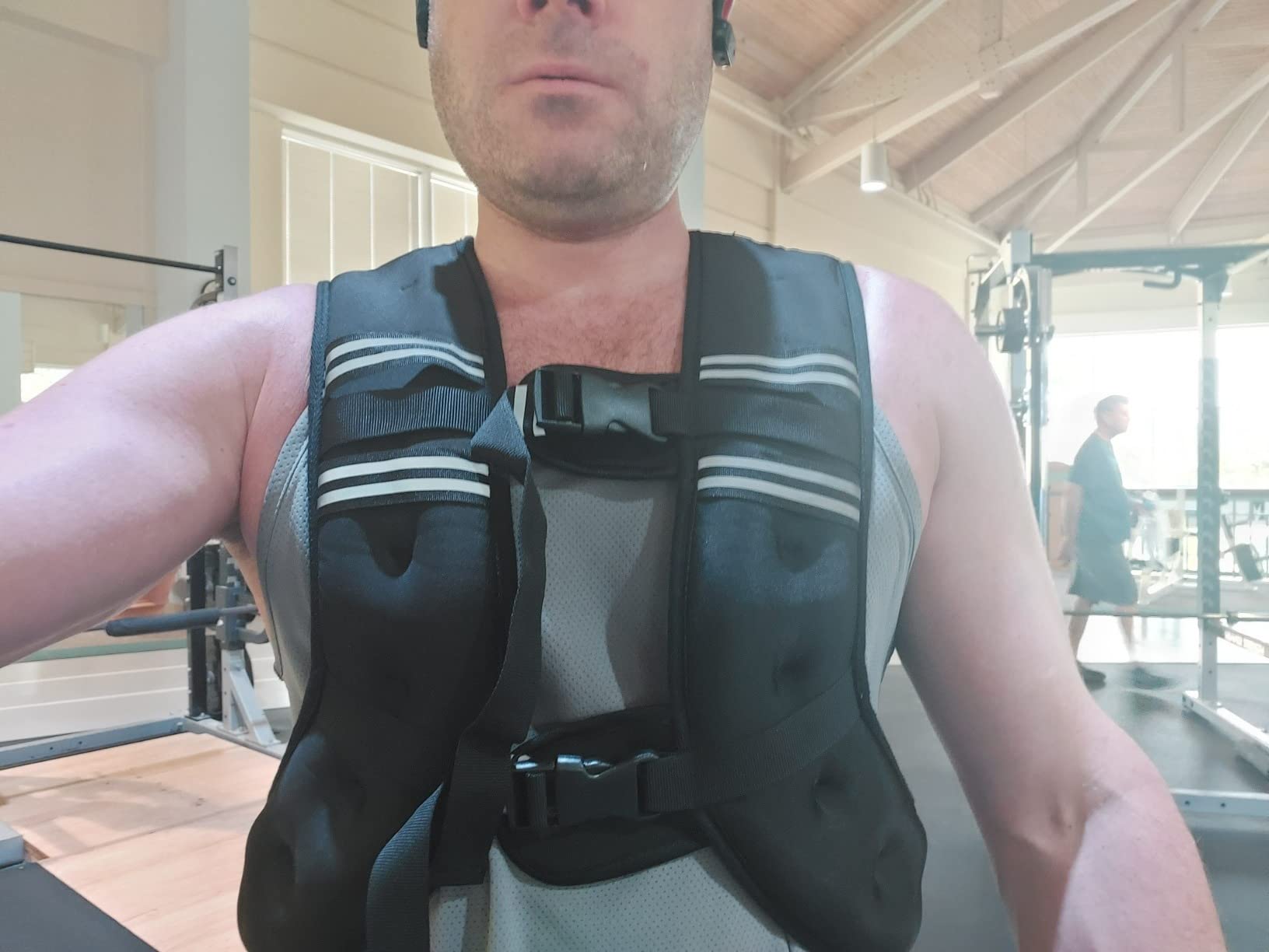 Prodigen Weighted Vest for Women and Men 8 12 16 20 25 30 Lbs with Reflective Stripe and Double Adjustable Buckle Straps Weight Vests for Strength Training, Jogging, Cardio, Weight Loss customer photo 2