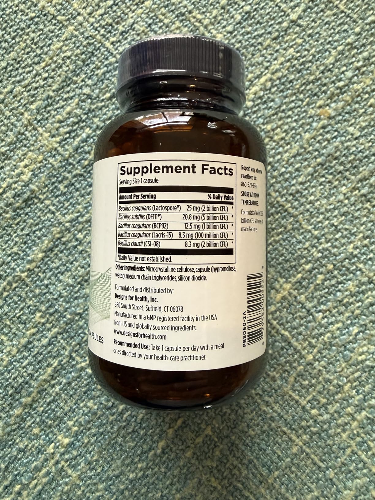 ProbioSpore - Powerful Spore Based Probiotic, Soil-Based Probiotics Supplement - Shelf Stable Gut + Immune Support, Non-GMO + Dairy Free (60 Capsules) customer photo 2