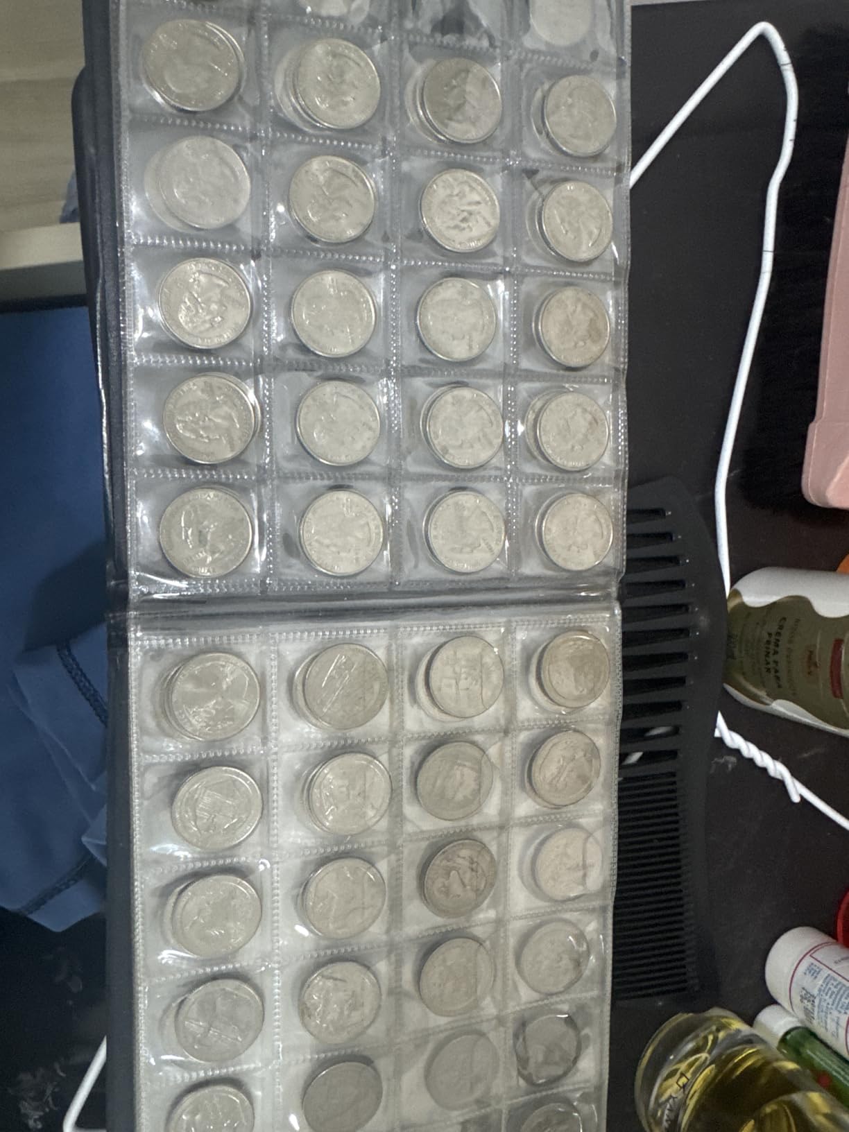 MUDOR Coin Collection Holder Album for Collectors, 240 Pockets Coin Collection Book Office Supplies customer photo 1