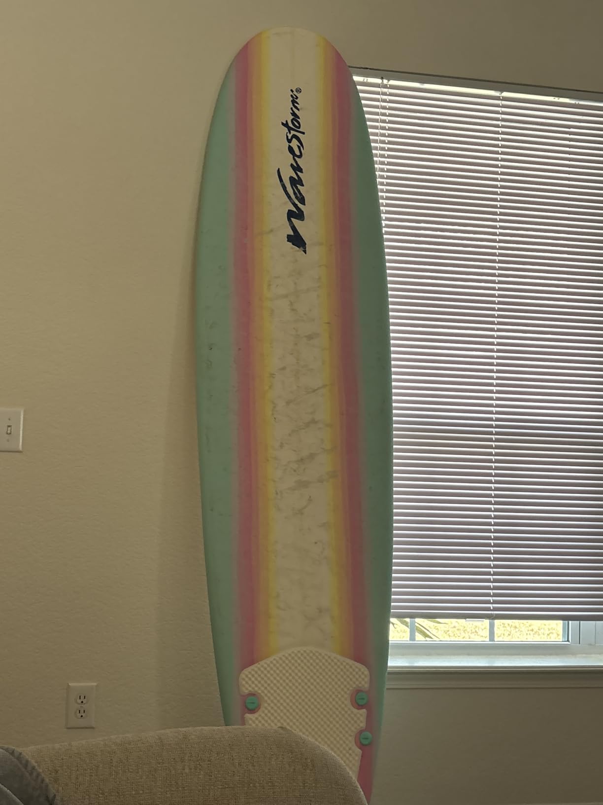 Wavestorm - Classic Soft Top Foam 8ft Surfboard customer photo 1