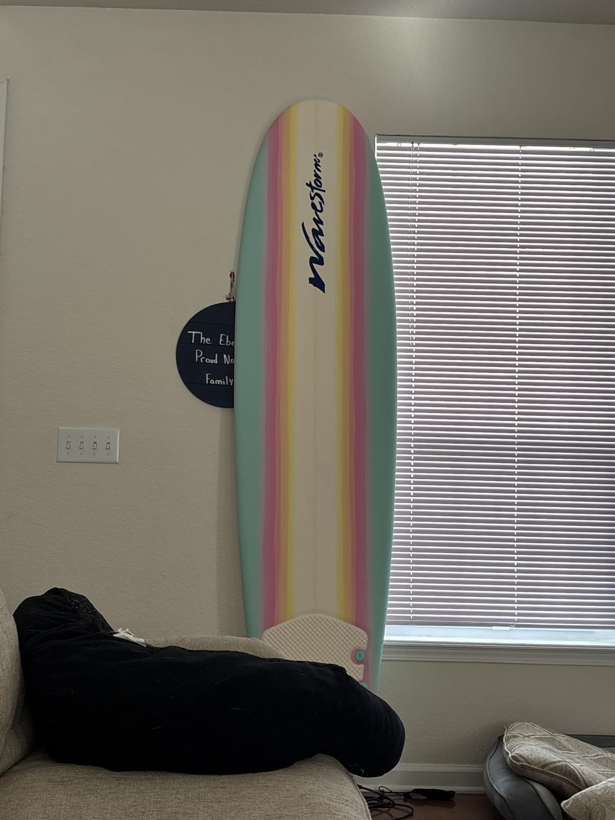 Wavestorm - Classic Soft Top Foam 8ft Surfboard customer photo 2
