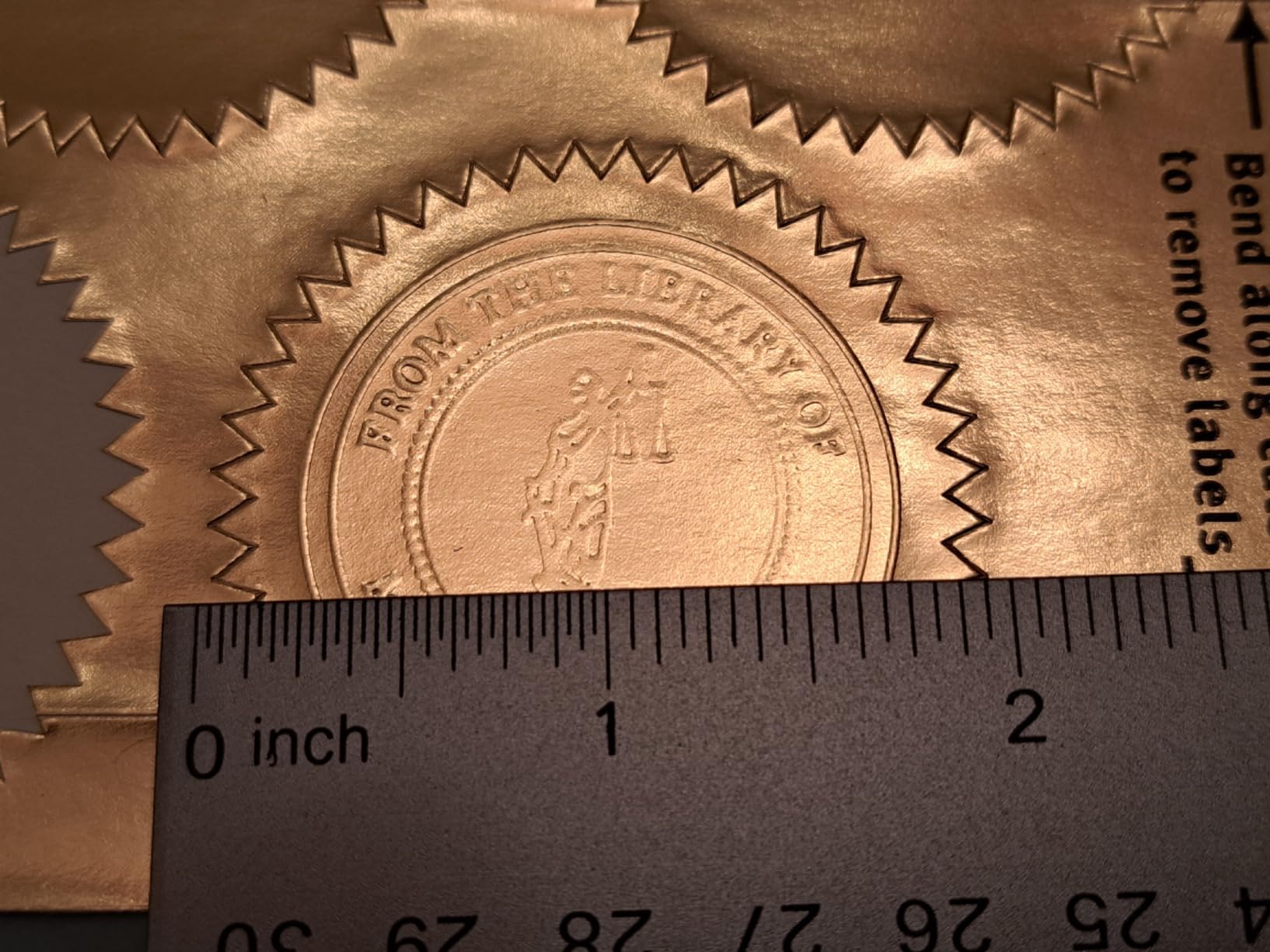 Official Seal Embosser - Custom Notary Embosser, Book & Library Stamp, 1 5/8 customer photo 1