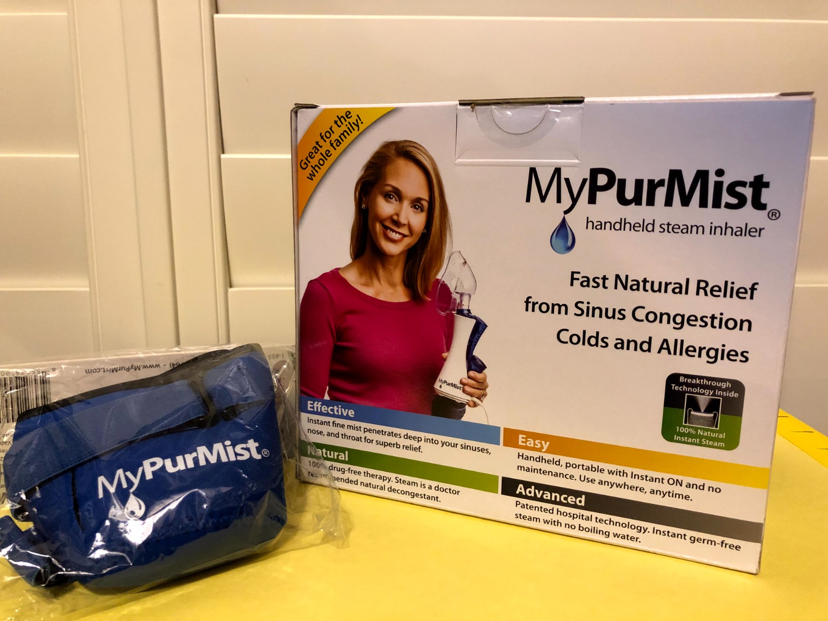 MyPurMist New Classic Handheld Personal Steam Inhaler, Vaporizer and Humidifier with Bonus Hands-Free Holder customer photo 1