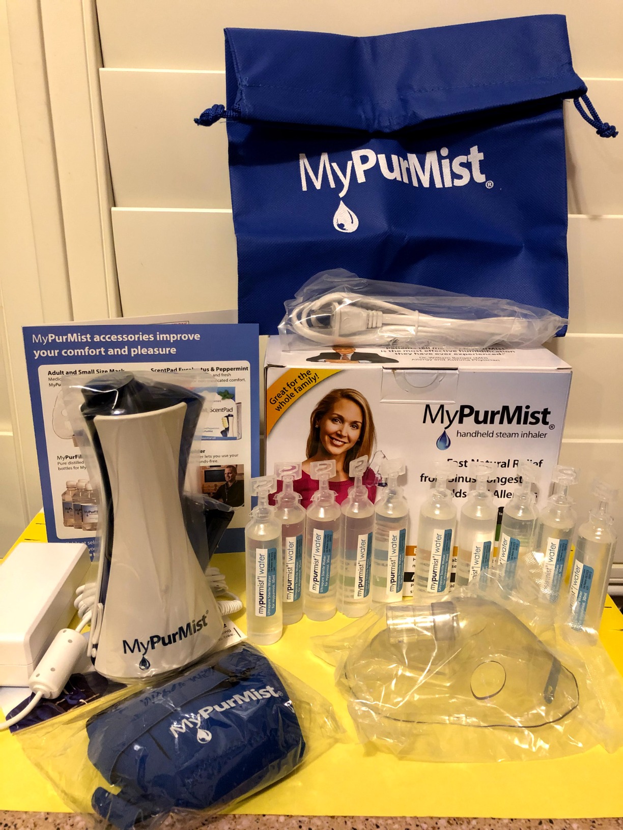 MyPurMist New Classic Handheld Personal Steam Inhaler, Vaporizer and Humidifier with Bonus Hands-Free Holder customer photo 2