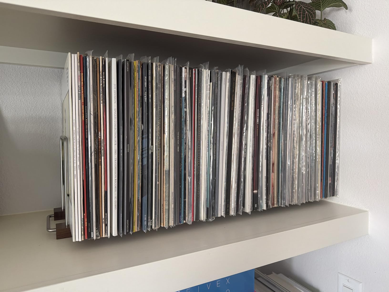 Optage Audio Durable Vinyl Record Storage Holder for 75 LPs, Solid Walnut Record Stand with Built-in Now Playing Display, Sleek Vinyl Record Holder Stand & Display for Album customer photo 1