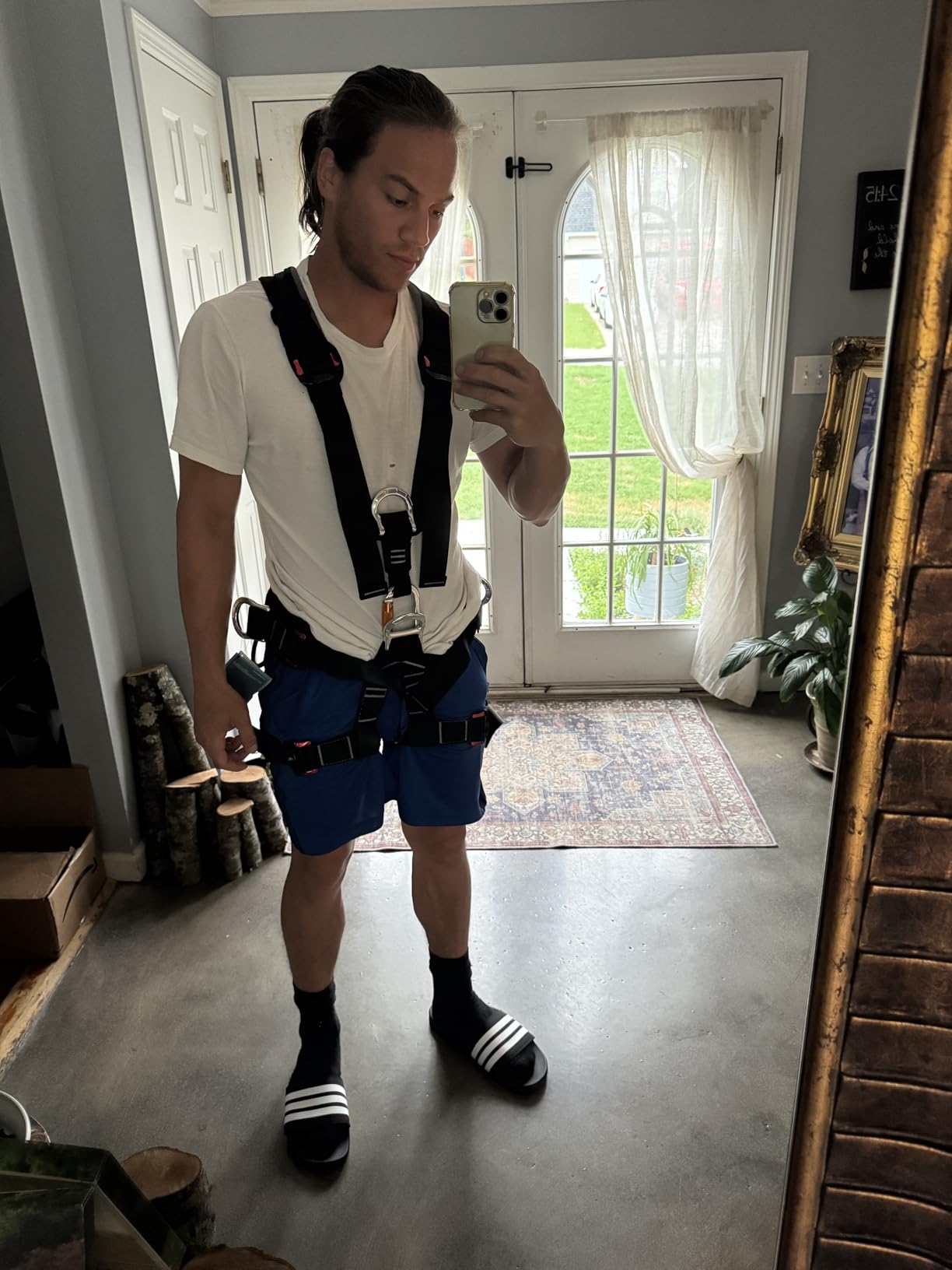 SOB Full Body Climbing Harness Can Be Inverted Thicken Widen Protect Waist Safety Harness Tree Work Rock Climbing Mountaineering Rescuing Work at Height customer photo 2