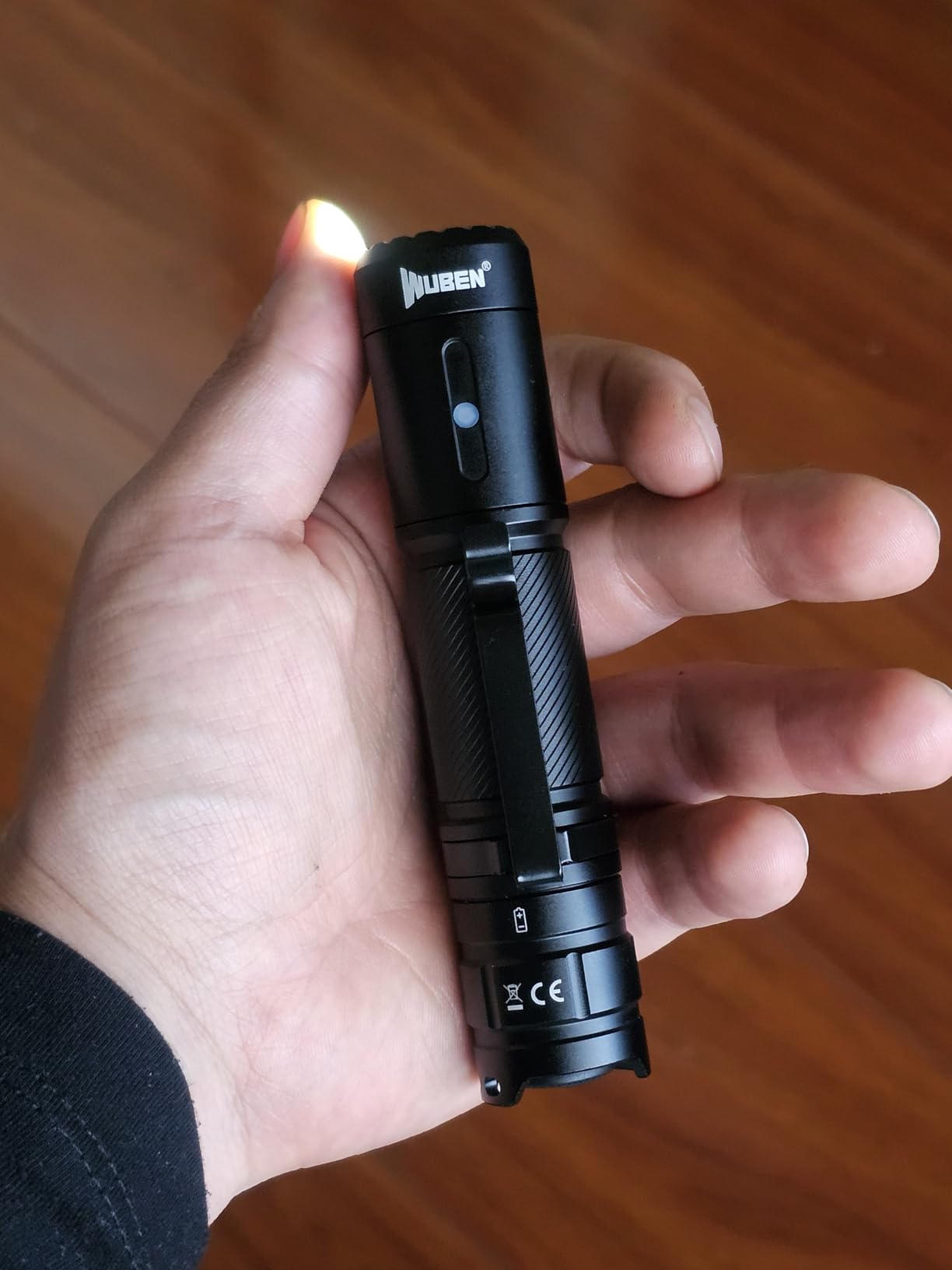 WUBEN C3 Flashlight 1200 High Lumens Rechargeable Flashlights 6 Modes Super Bright IP68 LED Tactical Flashlight for Camping, Home, Emergency, Rescue, Hunting, Inspection, Repair, Tool Gifts for Men customer photo 1