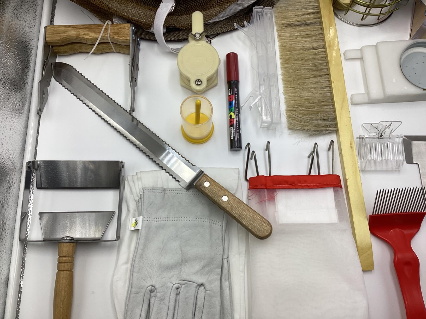 SunVara Bee Keeping Starter Kit Beekeeping Supplies, Bee Keeping Supplies-All Beekeeping Tools Bee Supplies and Equipment, Honey Bee Hive Starter Kit Tools Beekeeping Bee Smoker for Beekeeping customer photo 1