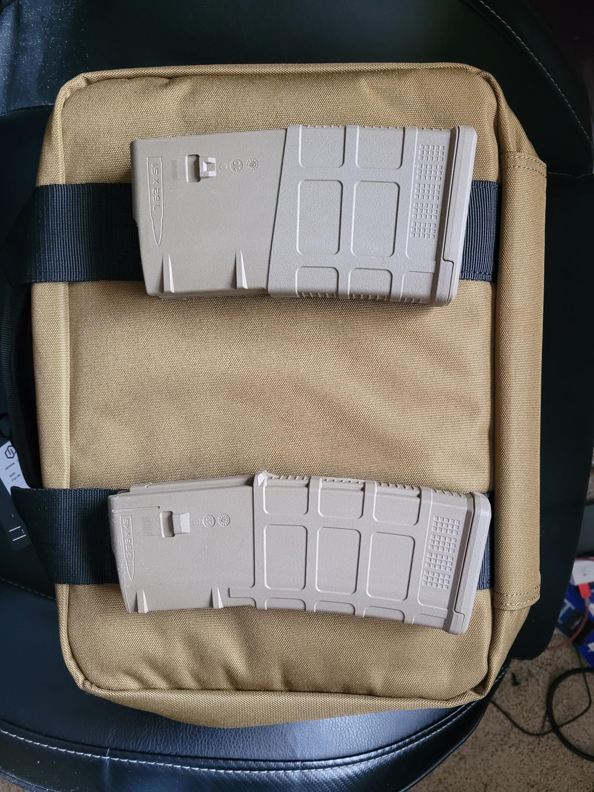 Savior Equipment Specialist Series Tactical Double Scoped Handgun Firearm Case Pistol Bag For Outdoor Hunting Shooting Range, Lockable Compartment (Dark FDE, 13