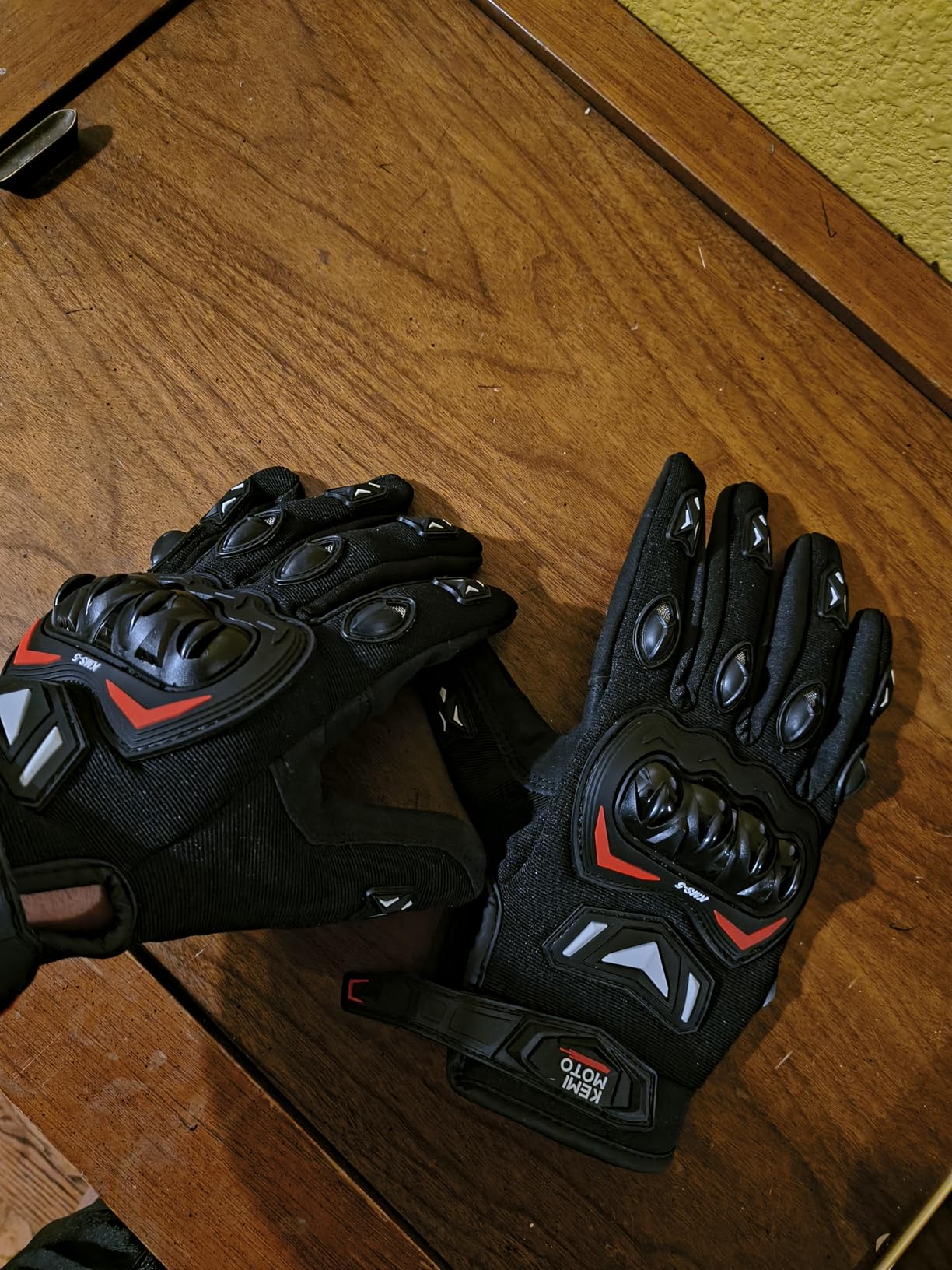 KEMIMOTO Motorcycle Gloves for Men, Touchscreen Cycling Gloves for Outdoor Sports On-Road Off-Road Mountain Motorcycle Motorcross Motorbike Dirt Bike Bicycle Racing ATV UTV customer photo 2