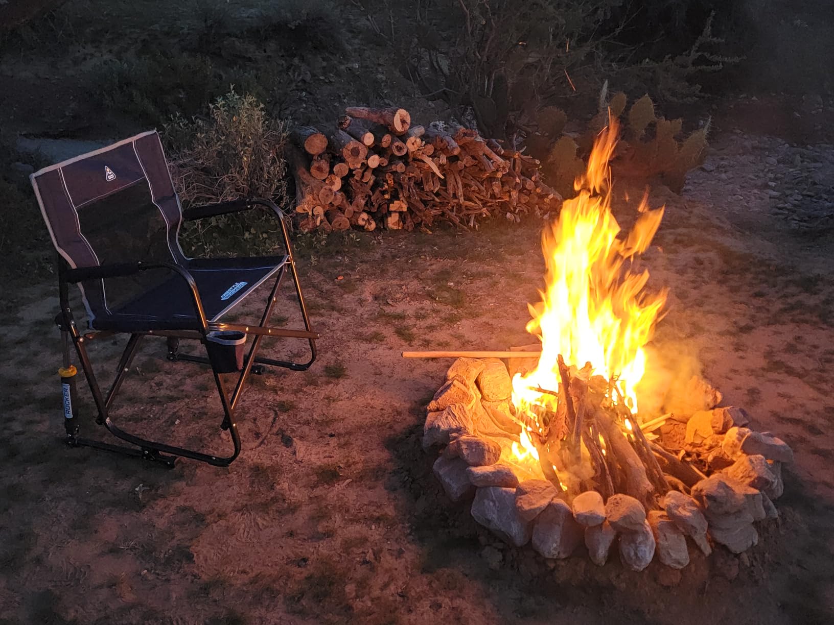 GCI Outdoor Freestyle Rocker Outdoor Rocking Chair with Beverage Holder customer photo 2