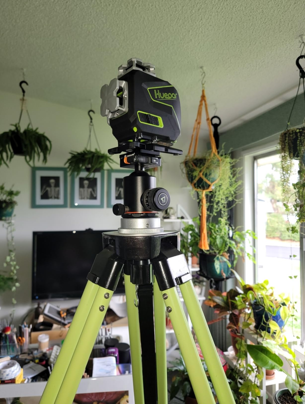 AdirPro Laser Level Tripod - Universal Heavy Duty Survey & Transit Tripod - 5/8